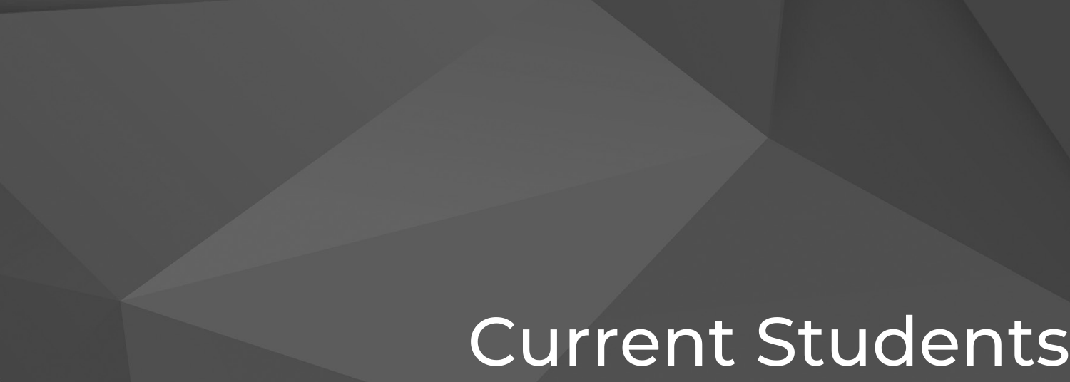 Gray background with "Current Students" in white text