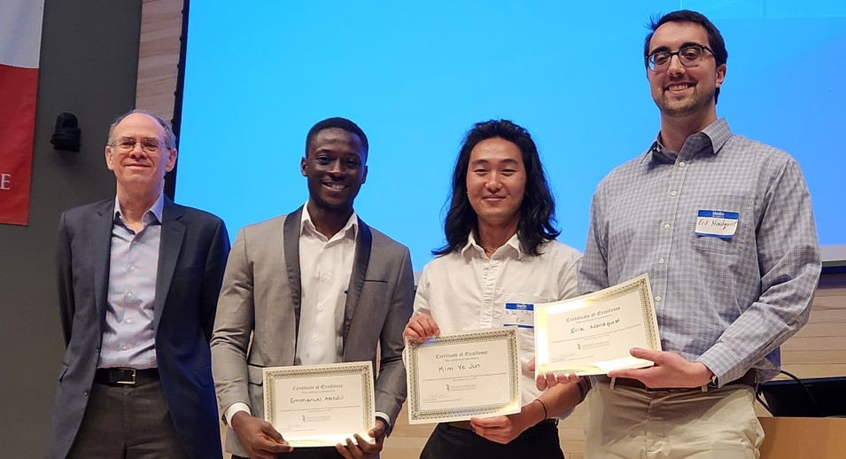 Group photo of 2024 oral poster winners